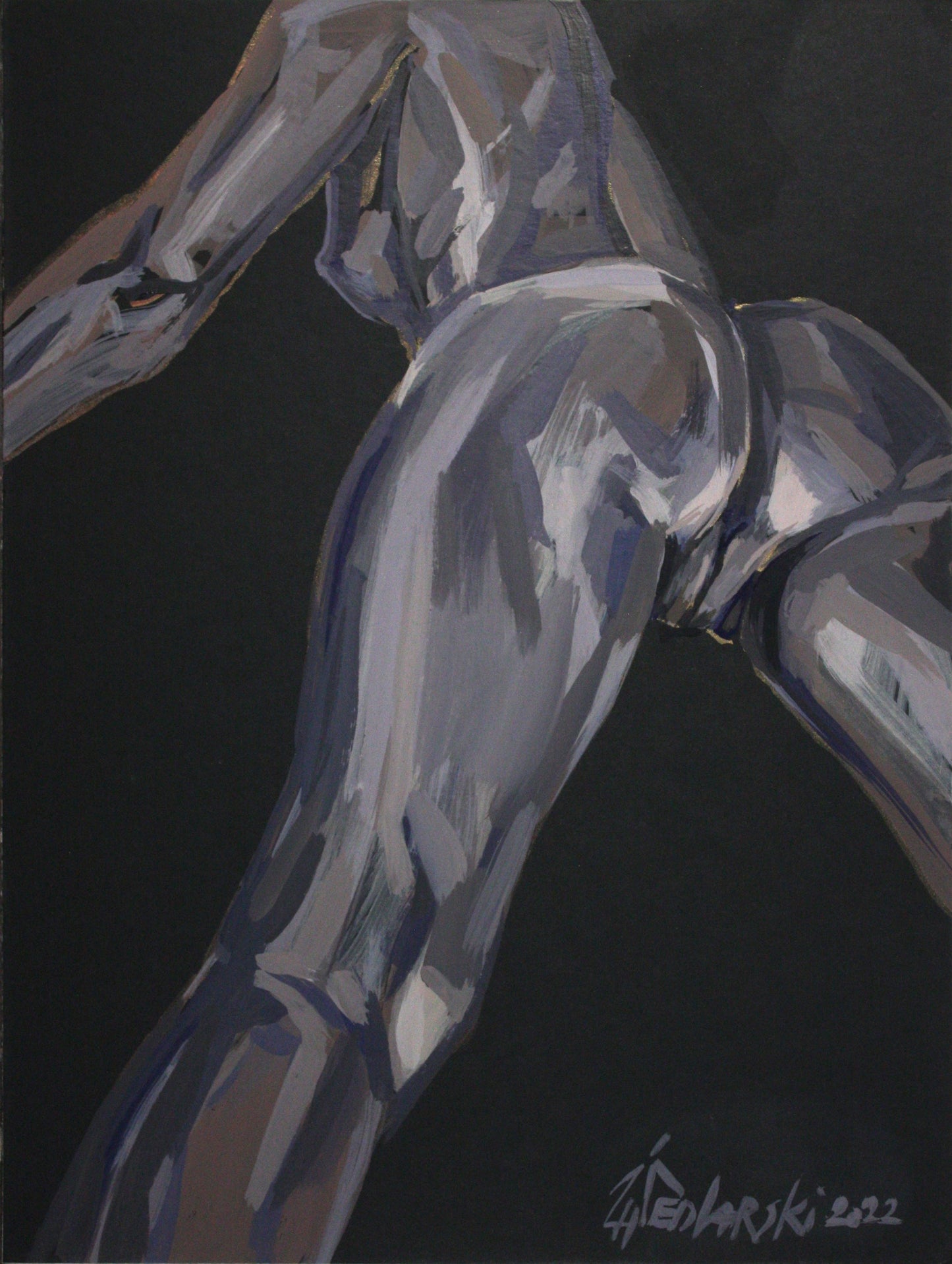 Zhivko Ladies 92 by Sedlarski – Acrylic on cardboard, 29.5 × 40 cm, unframed