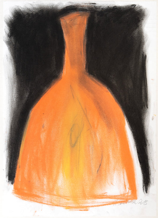 Study for a Dress 88 by Sedlarski – Pastel on paper, 29.7 × 42 cm, unframed