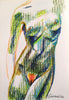 Zhivko Ladies 69 by Sedlarski – Acrylic on paper, 22 × 32 cm, unframed