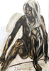 Zhivko Ladies 66 by Sedlarski – Acrylic on paper, 22 × 32 cm, unframed