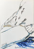 Pants Down 7 by Sedlarski – Acrylic on paper, 22 × 33 cm, unframed