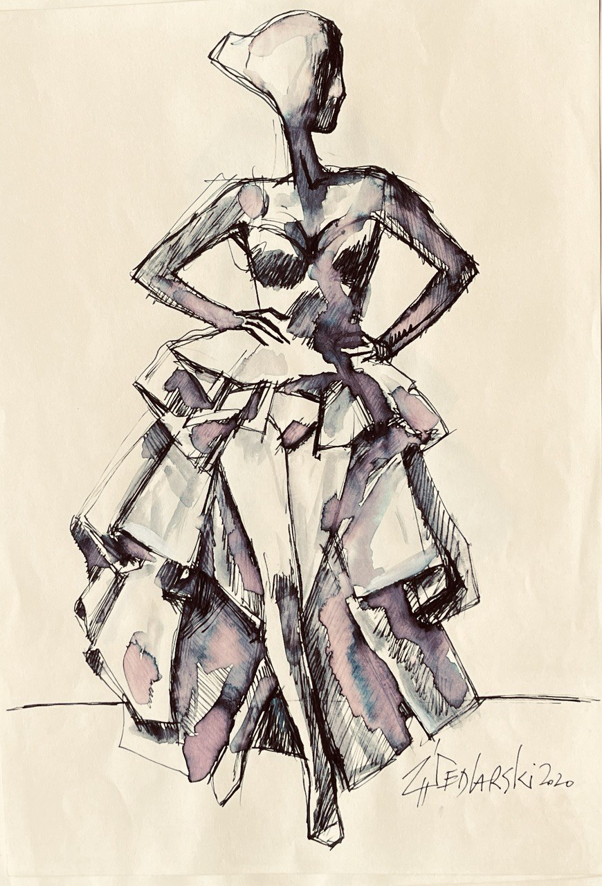 Study for a dress 1